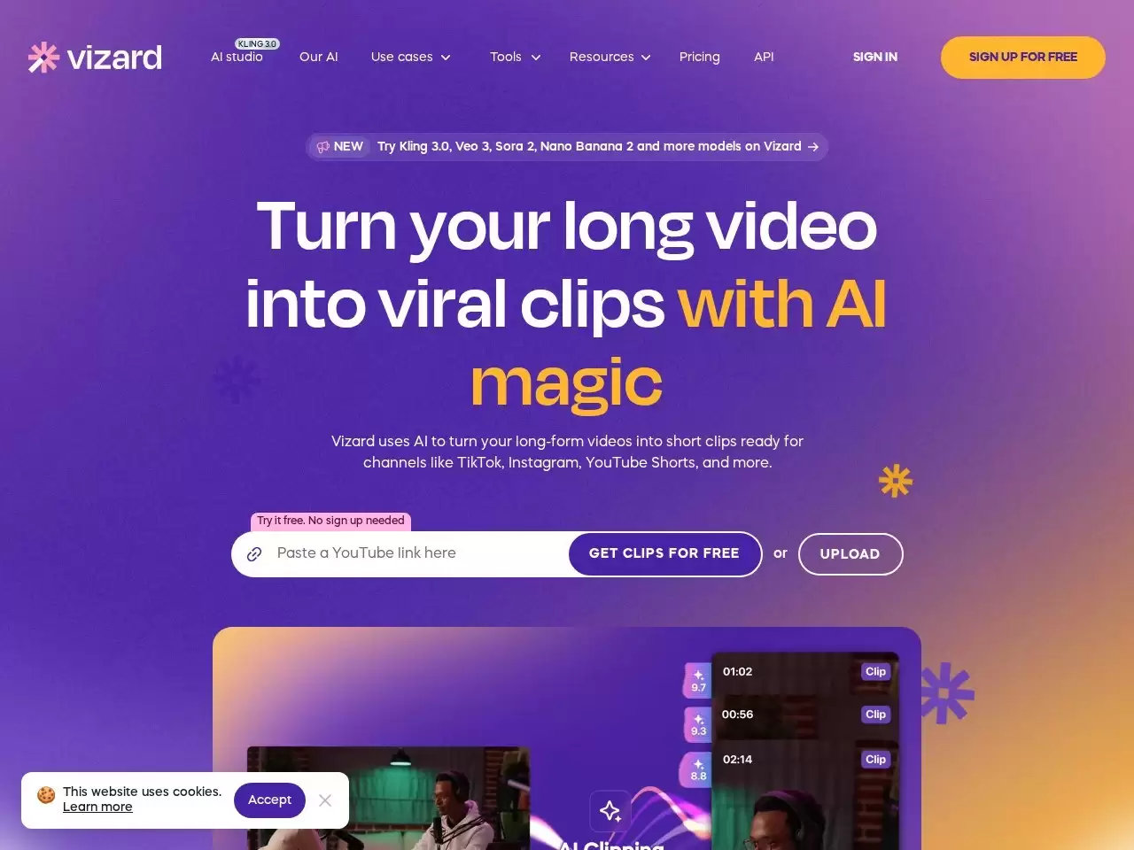 Vizard-Vizard是一款功能强大的视频生产工具