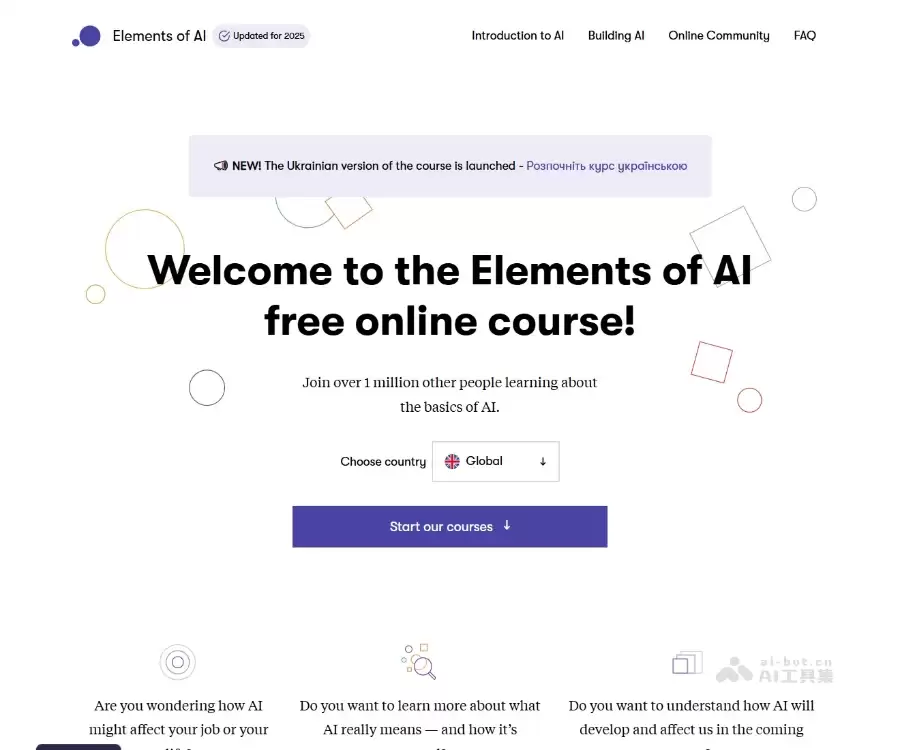Elements of AI-免费在线AI通识学习课程