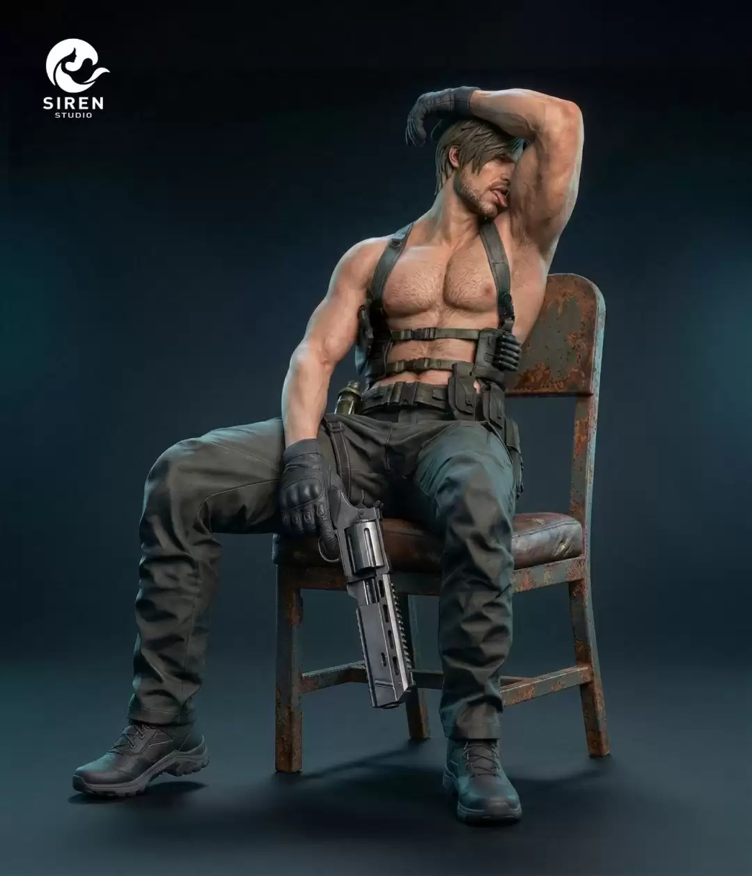 《生化危机9》里昂雕像引热议：半裸舔腋下 玩家吵翻天