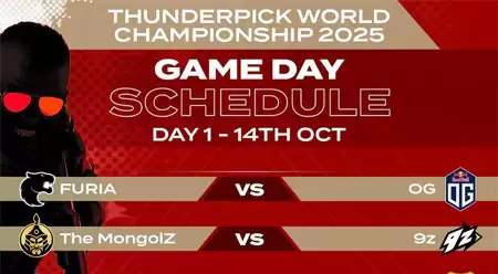 TP世锦赛首轮对阵出炉：FURIA激战OG！85万美元奖金争夺战一触即发