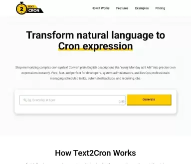 Text2Cron