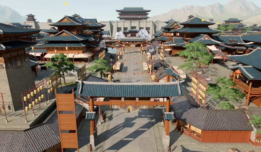 《天涯明月刀》这是你想象中的江湖么？开封推倒重建后1:1位置复刻对比！有生之年还能等到其他地图画质升级吗？