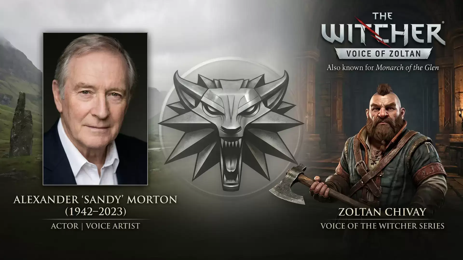 《巫师3》矮人卓尔坦·齐瓦配音演员去世 享年81岁