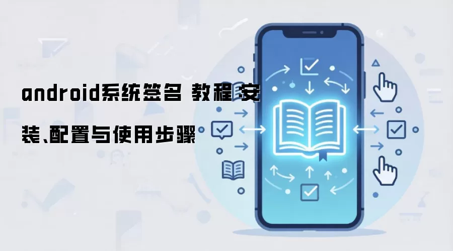 android系统签名 教程：安装、配置与使用步骤