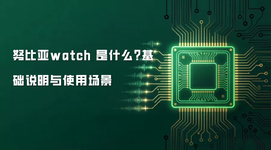 努比亚watch 是什么？基础说明与使用场景