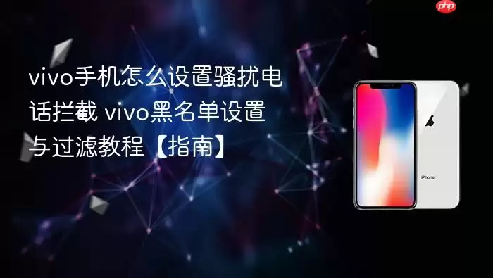 vivo手机怎么设置骚扰电话拦截 vivo黑名单设置与过滤教程【指南】