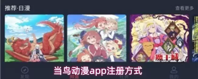当鸟动漫app怎么注册/登录-注册方式