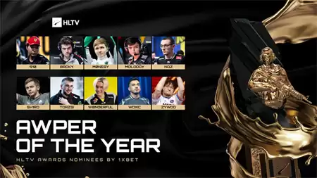HLTV公布2025年度最佳狙击手、突破手、自由人、主防者、指挥、教练及年度高光时刻十大提名