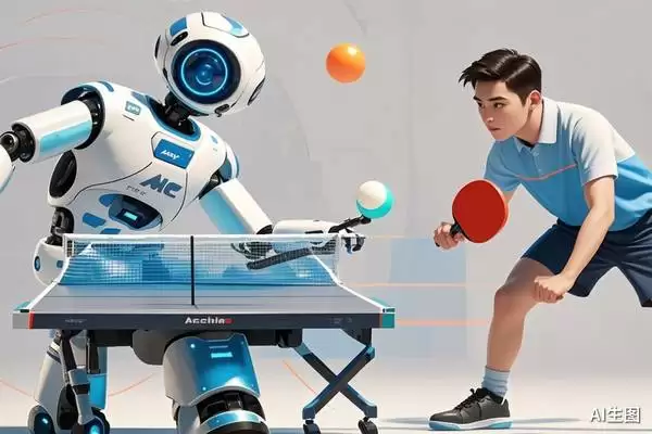 Nature封面：人类职业选手“线下首败”，这个AI乒乓球机器人打出16个Ace球
