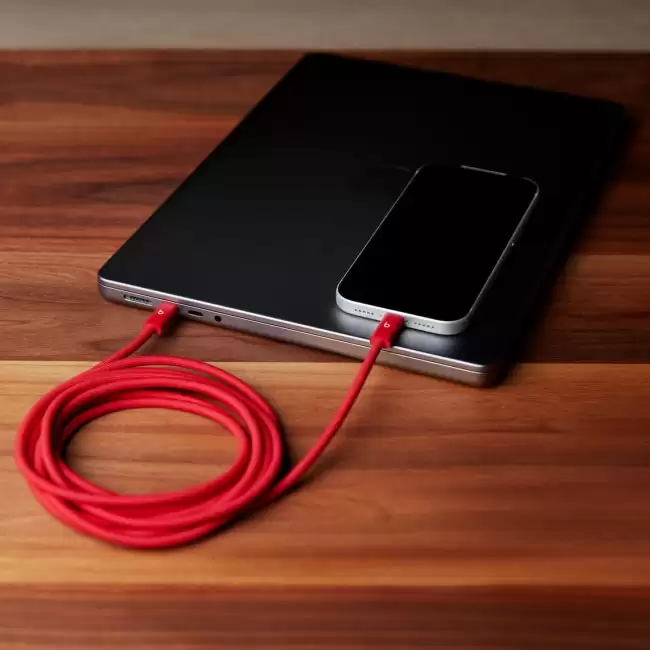 229 元苹果 Beats 发布 3 米 USB-C 至 USB-C 编织线