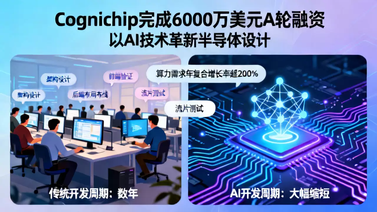 Cognichip完成6000万美元A轮融资 以AI技术革新半导体设计