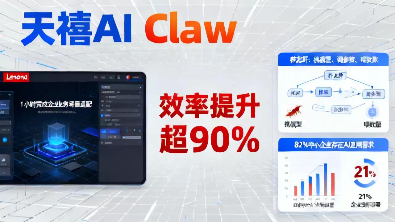 联想推出天禧AI Claw 大幅降低企业AI应用落地门槛