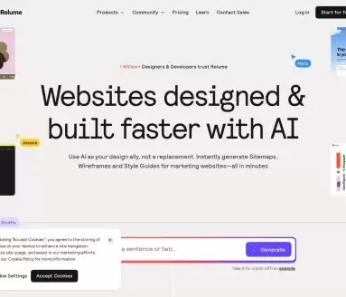 Relume AI网站构建者