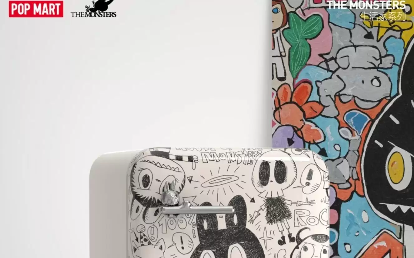 泡泡玛特进军家电行业，首款新品LABUBU冷藏箱亮相