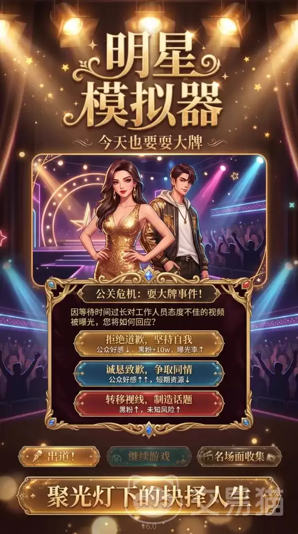 今天也要耍大牌明星模拟器上线时间汇总与预约入口