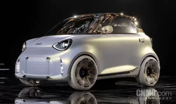 smart精灵2号概念车今日亮相 续航近300公里 转弯半径仅6.95米