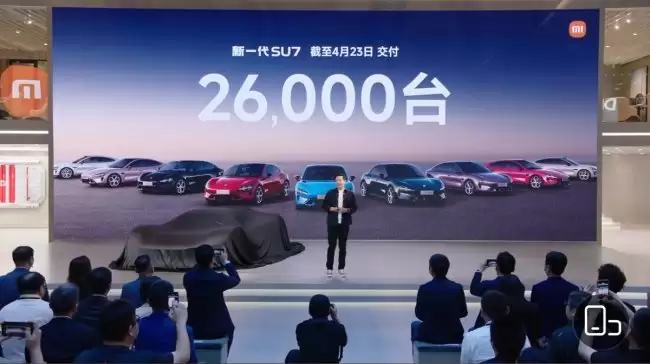 小米汽车SU7订单超6万台已交付2.6万台