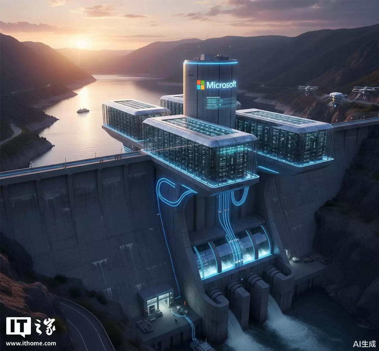 预计 2030 年用掉 800 亿升水，微软承诺节约水资源