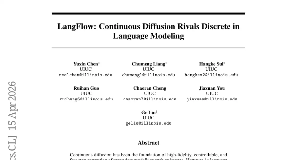 AI写作从"连续流动"中诞生，连续扩散终于能与离散扩散一较高下