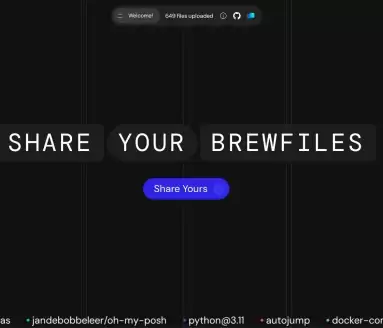 Share Brewfiles