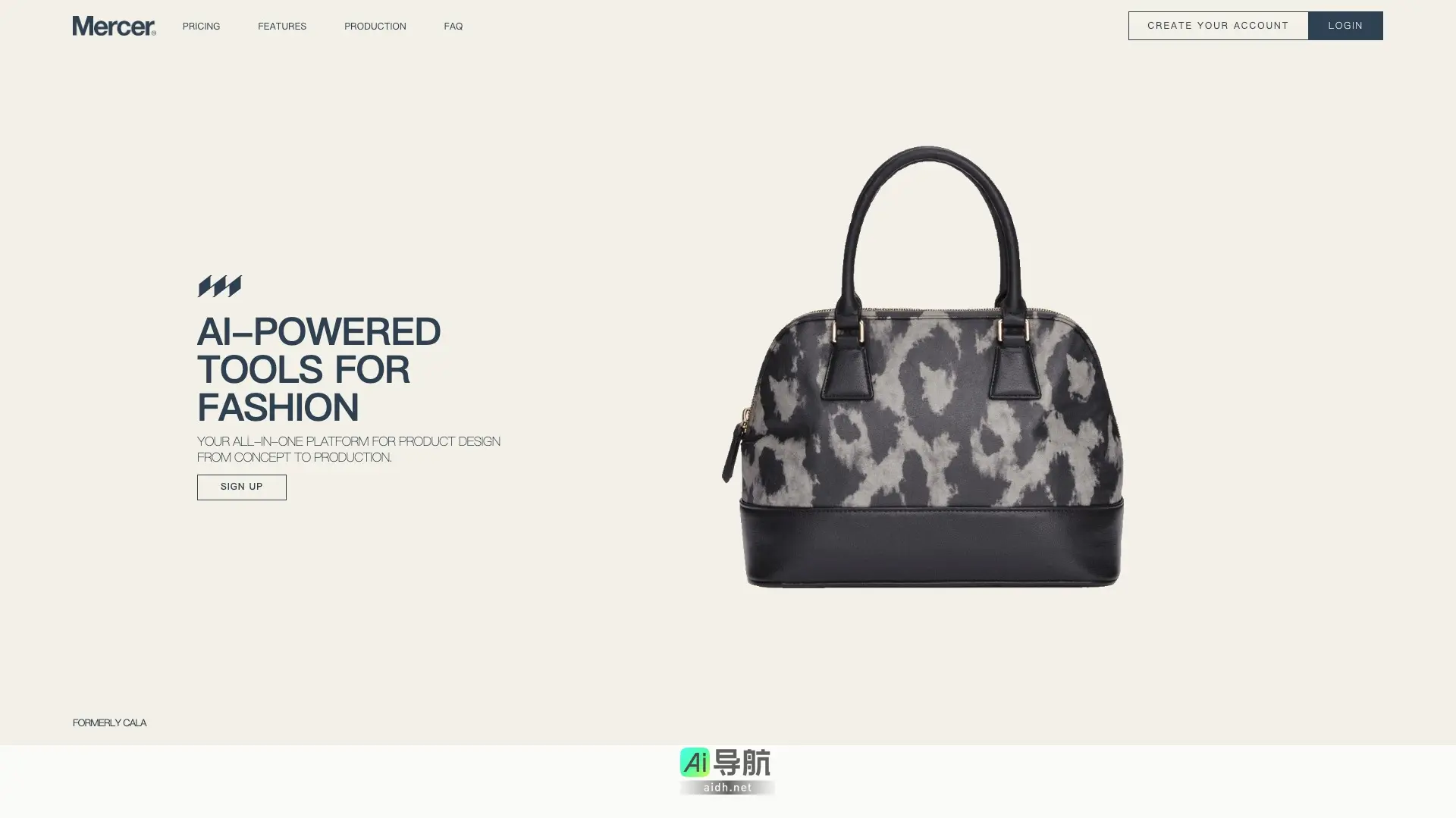 Mercer 是一个集成AI工具的时尚设计平台，助力独立设计师和品牌高效管理产品开发与生产