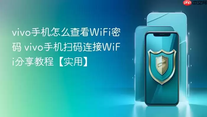 vivo手机怎么查看WiFi密码 vivo手机扫码连接WiFi分享教程【实用】