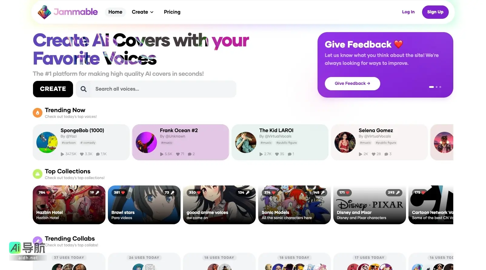 Jammable 是一个快速生成高质量AI音乐封面的平台