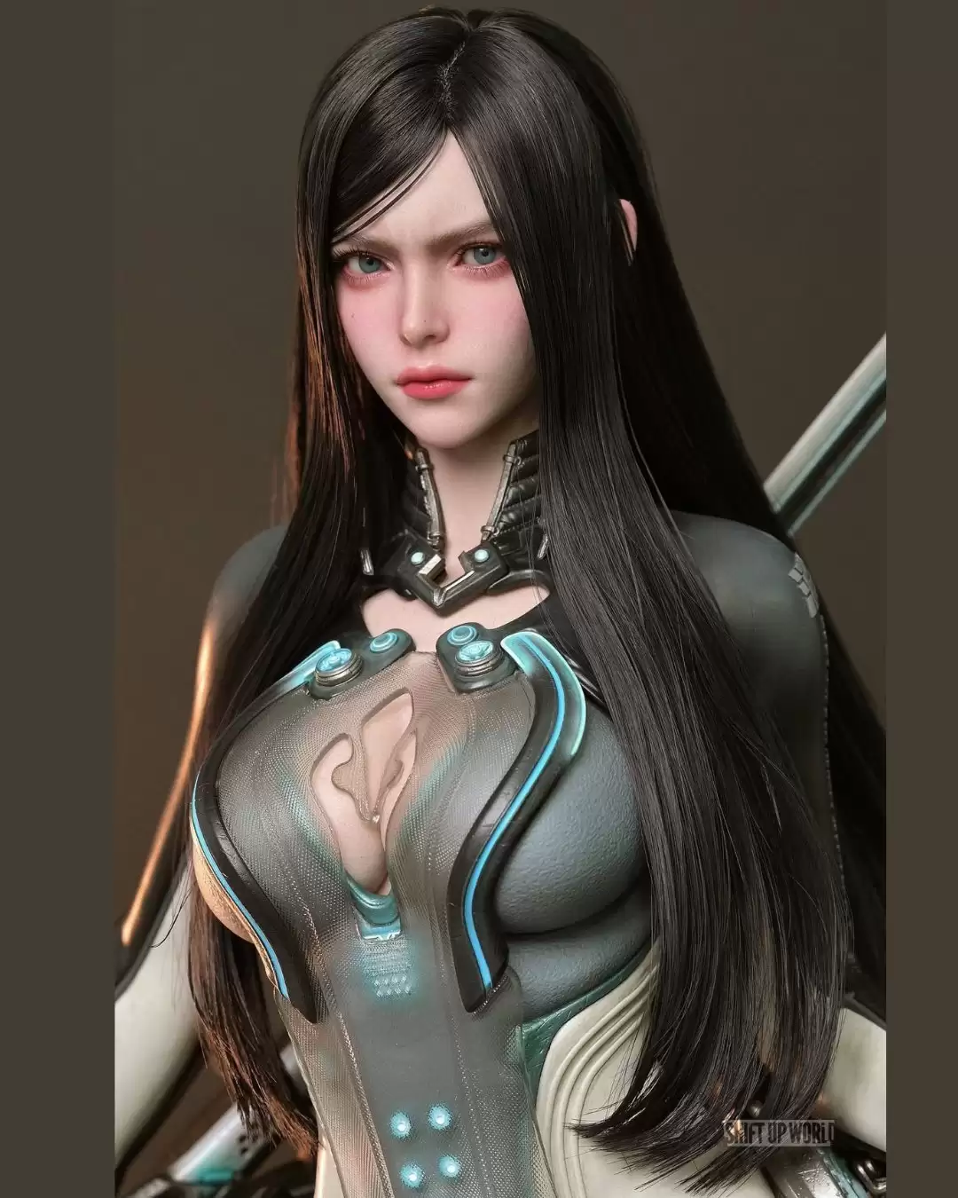 《剑星》渡鸦1/3超写实手办首曝：医用级硅胶+真实发丝