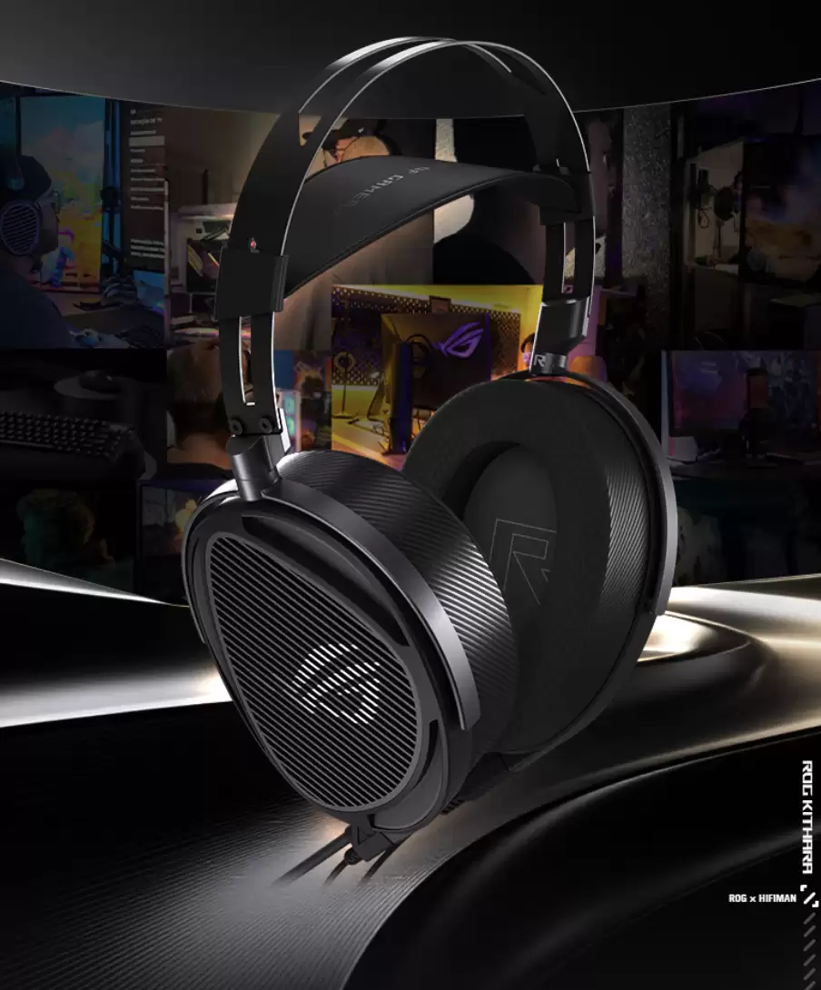 华硕 ROG 臻世开放式平板振膜游戏耳机国行发售：联合 HIFIMAN 打造，1999 元