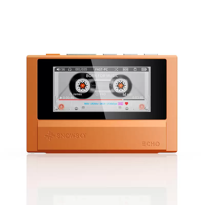 飞傲子品牌雪漫天推出 ECHO 播放器：复古造型、3.5mm 单端 +4.4mm 平衡耳机接口，399 元
