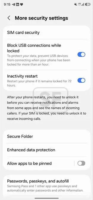 三星 Galaxy 手机新增闲置 72 小时自动重启功能，提升隐私安全