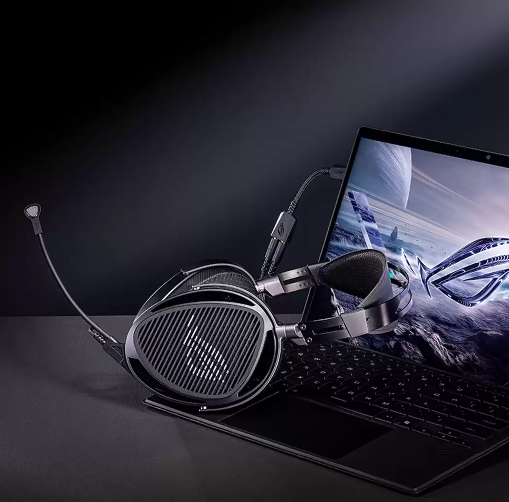 联合 HIFIMAN 打造：华硕 ROG 臻世开放式平板振膜游戏耳机开启新品预约，2 月 2 日发售