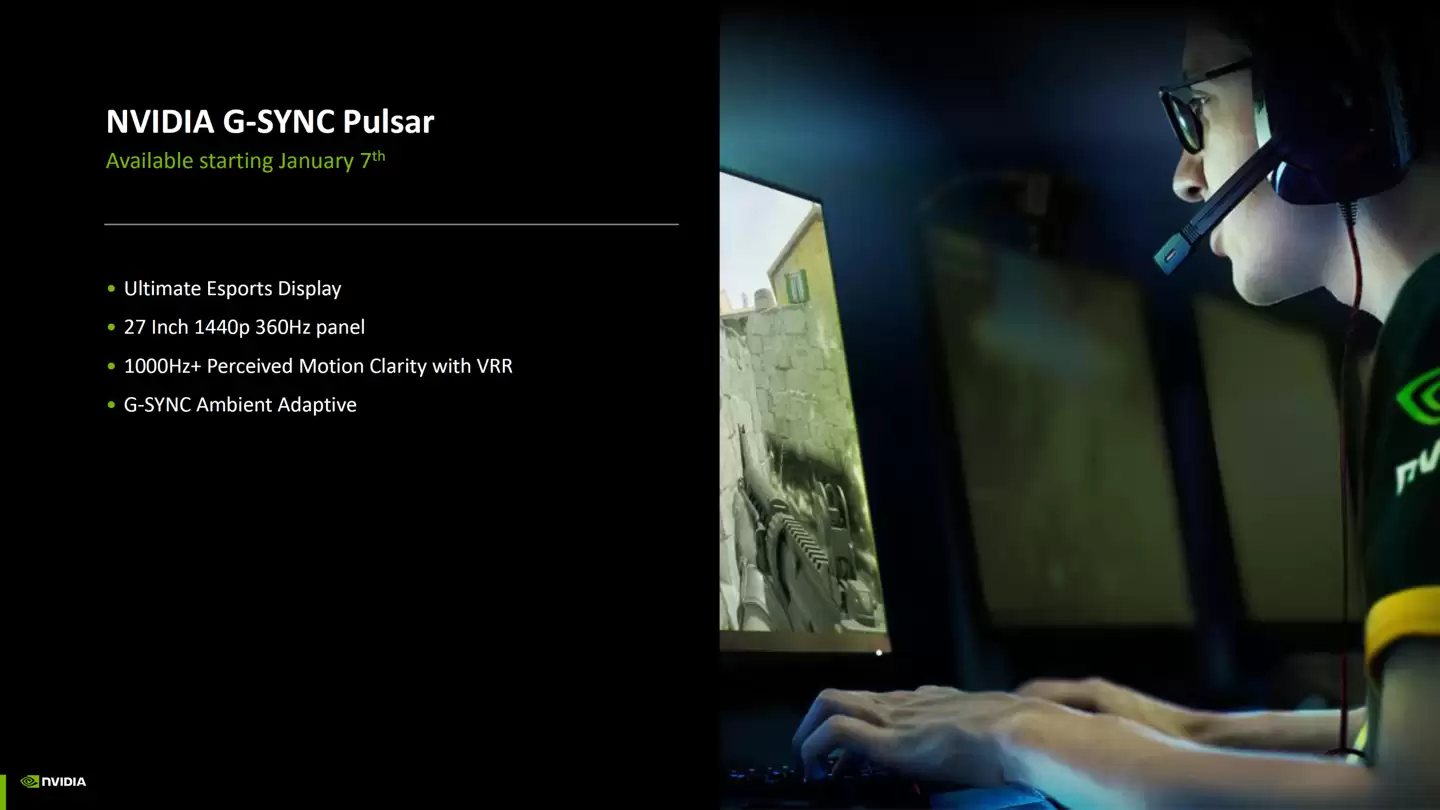 英伟达升级 G-Sync Pulsar：引入固定频闪，高刷屏玩锁 60 帧游戏不模糊