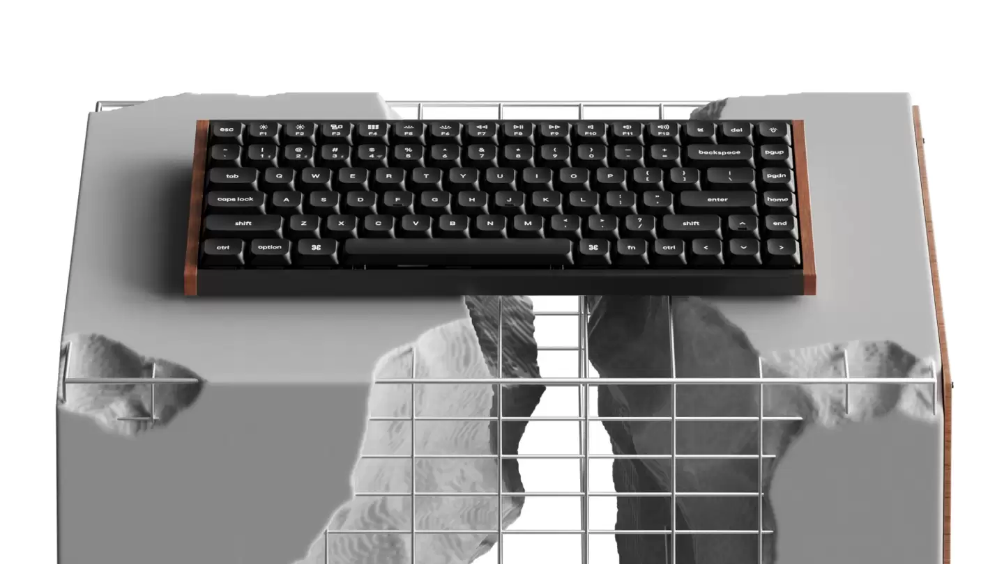 Keychron 预告新版 K3 HE / Ultra 矮轴键盘：天然实木边框